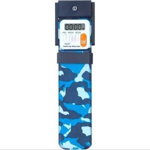 Mark My Time  Blue Camo Bookmark Reading Timer and Booklight